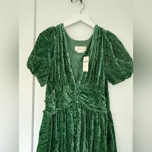 Anthropologie Katerina Button-Front Dress.